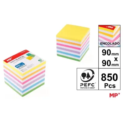 Mp Main Paper Karteczki kolorowe 90x90mm 850 szt.