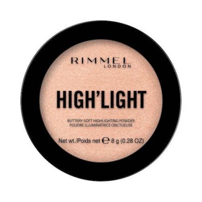 Rimmel High'light Buttery-Soft Highlighting Powder rozwietlacz do twarzy 002 Candlelit 8 g
