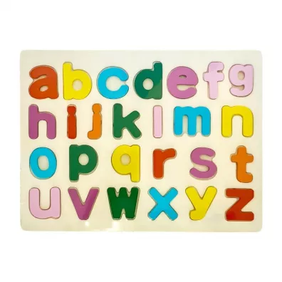 Alfabet drewniany Ma�e litery MCD
