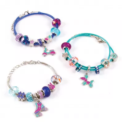Zestaw do tworzenia bransoletek Halo Charms Blue Make it real