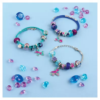 Zestaw do tworzenia bransoletek Halo Charms Blue Make it real
