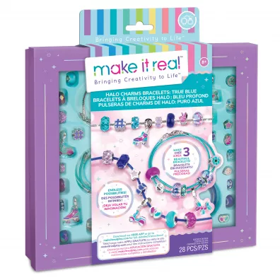 Zestaw do tworzenia bransoletek Halo Charms Blue Make it real