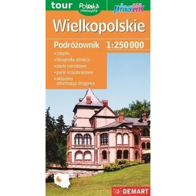 Wielkopolskie. Podr�ownik 1:250 000. Polska niezwyk�a. Plastik /2024