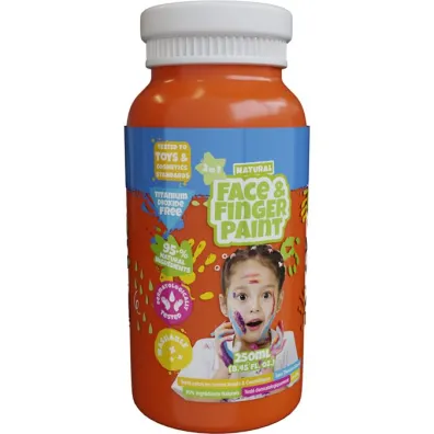 Boti Farba do malowania palcami - pomara�czowa 250ml