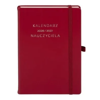 Kalendarze szkolne Kalendarz Nauczyciela 2026/27 A5 Bordowy