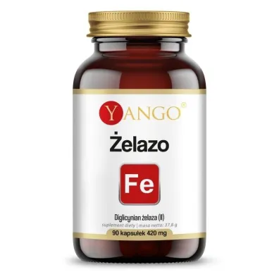 Yango �elazo - Diglicynian �elaza (II) - suplement diety 90 kaps.