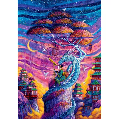 Puzzle 1000 el. Roch Urbaniak Sakura i Ryu Good Loot