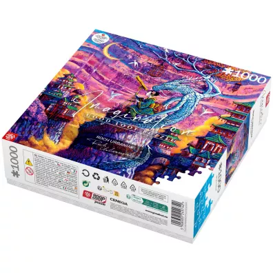 Puzzle 1000 el. Roch Urbaniak Sakura i Ryu Good Loot