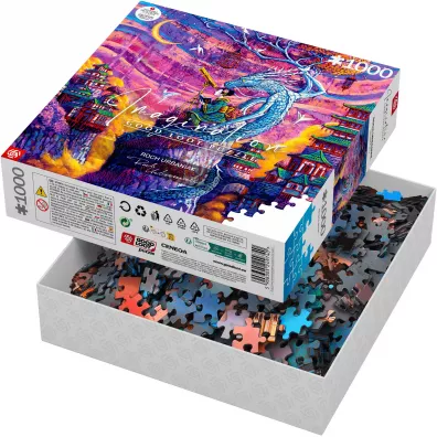 Puzzle 1000 el. Roch Urbaniak Sakura i Ryu Good Loot