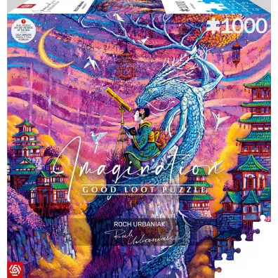 Puzzle 1000 el. Roch Urbaniak Sakura i Ryu Good Loot