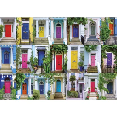 Puzzle 1000 el. Drzwi z Notting Hill Londyn Anglia Educa