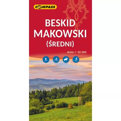 Beskid Makowski (�redni) mapa skala 1 : 50 000