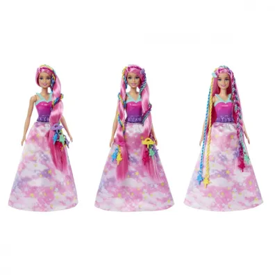 Barbie Dreamtopia Ksi�niczka Zakr�cone pasemka Mattel