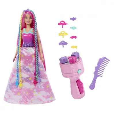Barbie Dreamtopia Ksi�niczka Zakr�cone pasemka Mattel
