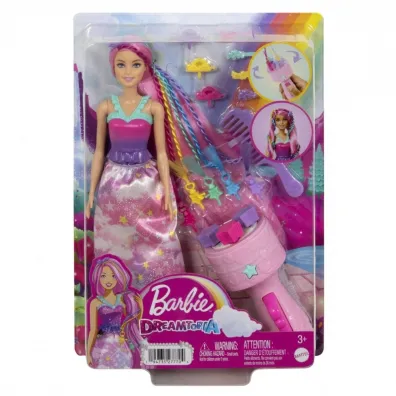 Barbie Dreamtopia Ksi�niczka Zakr�cone pasemka Mattel