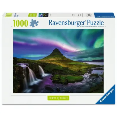Puzzle 1000 Aurora Over Kirkjufell Ravensburger