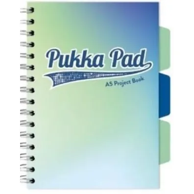 Pukka Pad Project Book A5 Seafoam Morski kratka, 80g 100 kartek