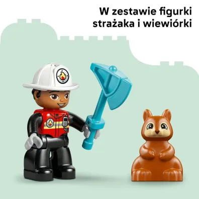 LEGO DUPLO W�z stra�acki z w�em i stra�akiem 10473