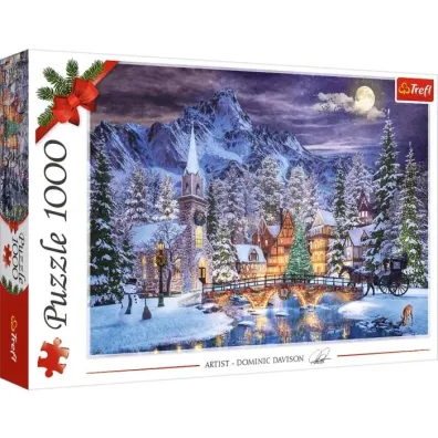 Puzzle 1000 el. �wi�teczna atmosfera Trefl