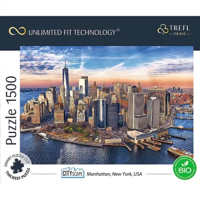Puzzle 1500 el. Manhattan, Nowy Jork, USA Trefl