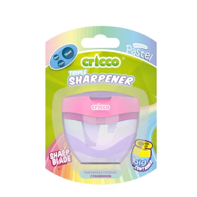 Cricco Temper�wka potr�jna z pojemnikiem pastel mix