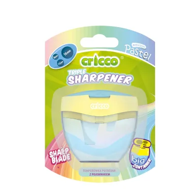 Cricco Temper�wka potr�jna z pojemnikiem pastel mix