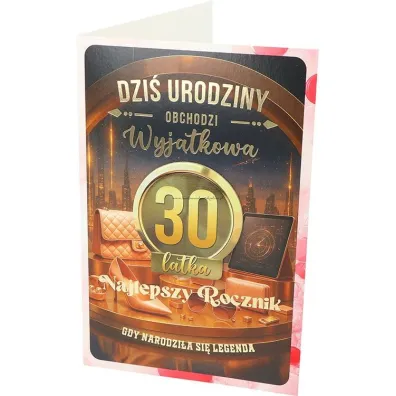 Yeku Karnet z wymiennymi rocznikami 30 damska