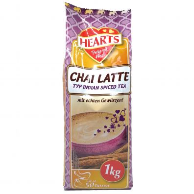 Hearts Kawa rozpuszczalna Cappuccino o smaku Chai latte 1 kg