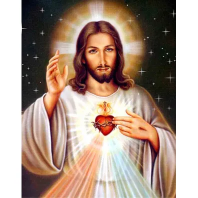 Norimpex Diamentowa mozaika Jezus Chrystus 40x30cm