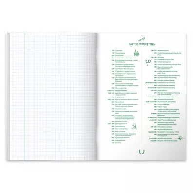 Herlitz Zeszyt A5 Eco PP Historia kratka 60 kartek