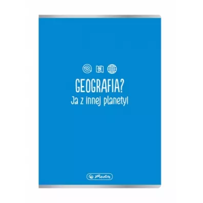 Herlitz Zeszyt A5 Geografia kratka 60 kartek