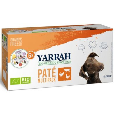 Yarrah Pasztet dla psa multipack 6 x 150 g Bio