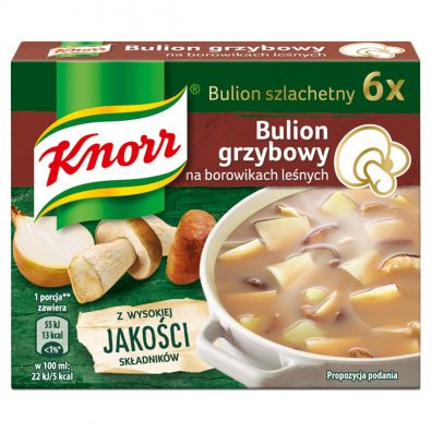 Knorr Bulion grzybowy na borowikach lenych 6 x 10 g