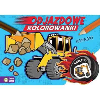 Odjazdowe kolorowanki. Koparki