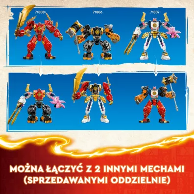 LEGO NINJAGO Mech �ywio�u ognia Kaia 71808
