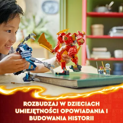 LEGO NINJAGO Mech �ywio�u ognia Kaia 71808