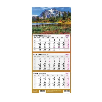 Kalendarz 2027 Tr�jdzielny Ma�y Staw w g�rach