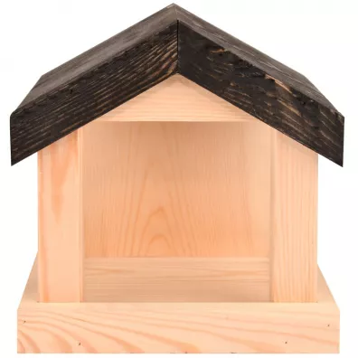 Esschert Design Karmnik dla ptakw drewniany cienny h23 cm
