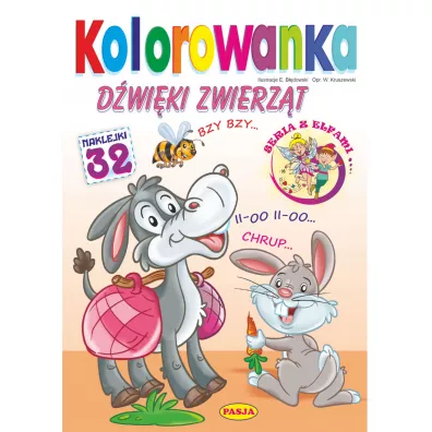 D�wi�ki zwierz�t. Kolorowanka - Ernest B��dowski, W�odzimierz Kruszewski