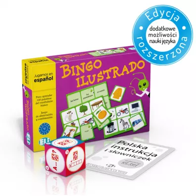 Gra jzykowa Hiszpaski Bingo ilustrado