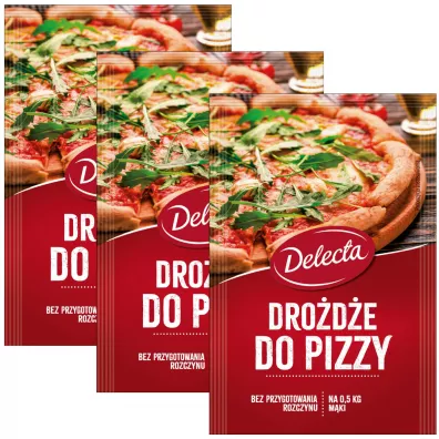 Delecta Dro�d�e do pizzy Zestaw 3 x 8 g