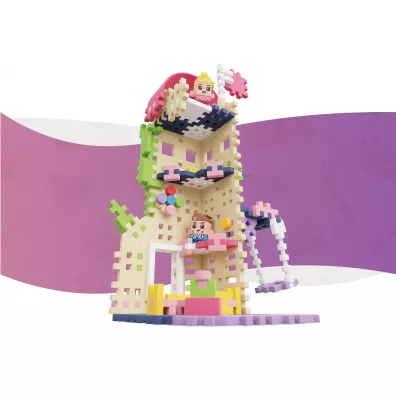 Mini Waffle Princess Klocki konstrukcyjne Mini Waffle 148 element�w Ksi�niczka Wie�a Fantazji MARIOINEX 905791