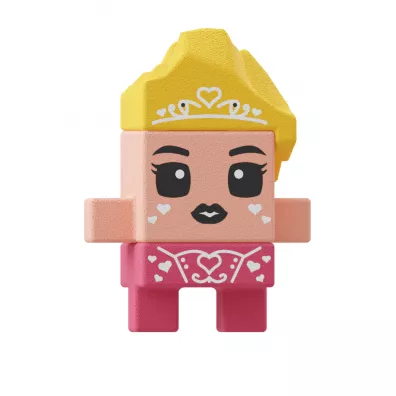 Mini Waffle Princess Klocki konstrukcyjne Mini Waffle 148 element�w Ksi�niczka Wie�a Fantazji MARIOINEX 905791