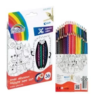 Kw Trade Kredki Super Soft 36 szt.