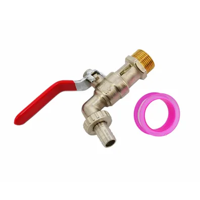 Awtools Kran ogrodowy mosidz niklowany 1/2" gwint zewntrzny 3/4"