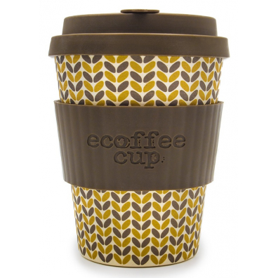 Ecoffee Cup Kubek z wkna bambusowego i kukurydzianego Threadneedle 350 ml