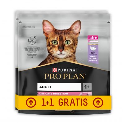 Purina Pro Plan Karma sucha z indykiem dla kota o wrażliwym przewodzie pokarmowym 2 x 400 g