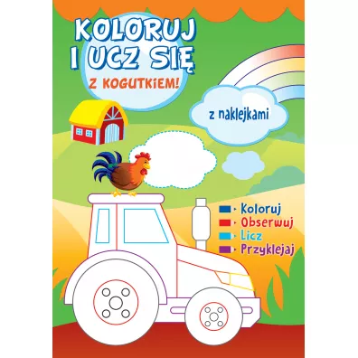 Koloruj i ucz si z kogutkiem!