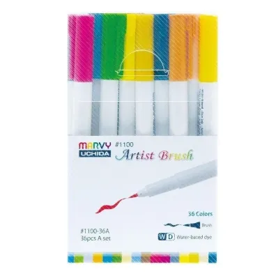 Marvy Flamastry Artist Brush 36 szt.