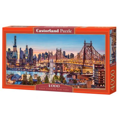 Puzzle 4000 el. Good Evening New York Castorland